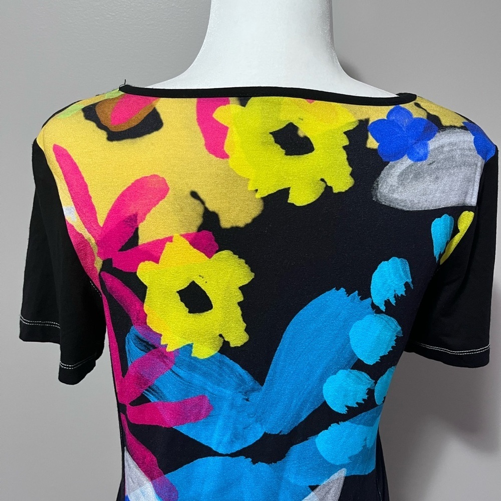 Simply Art by Dolcezza Intense Garden Of Zen Abstract Art Print Scoop Neck Tunic - Picture 9 of 10